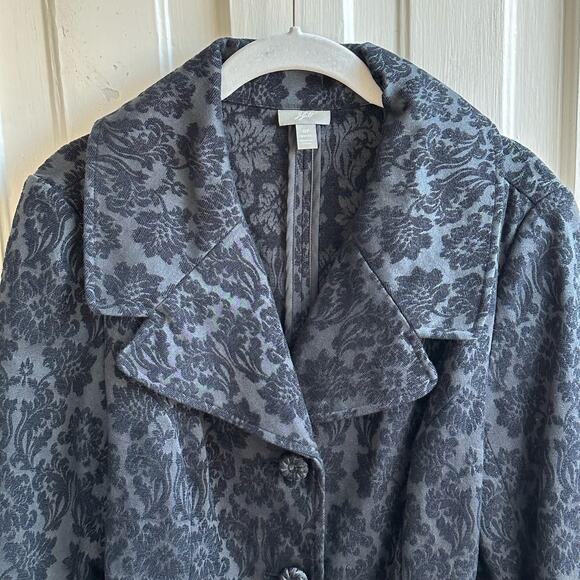 J Jill Damask Jacquard Jacket - Picture 3 of 8